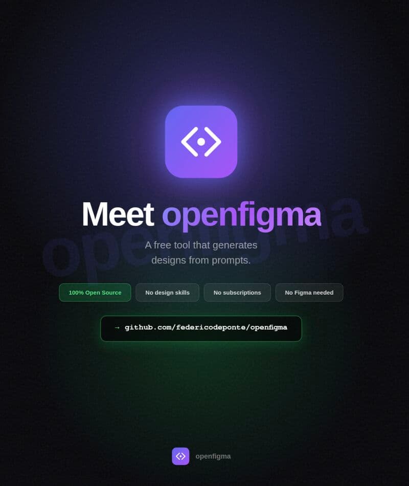 Meet OpenFigma: AI-Generated Designs from Prompts